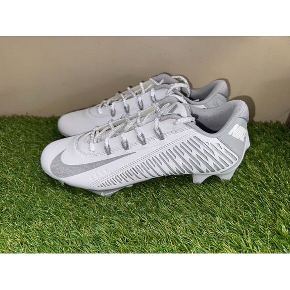 Nike Vapor Edge 360 VC Chrome White Football Cleats Men Size 9.5 DO6294-100 NEW